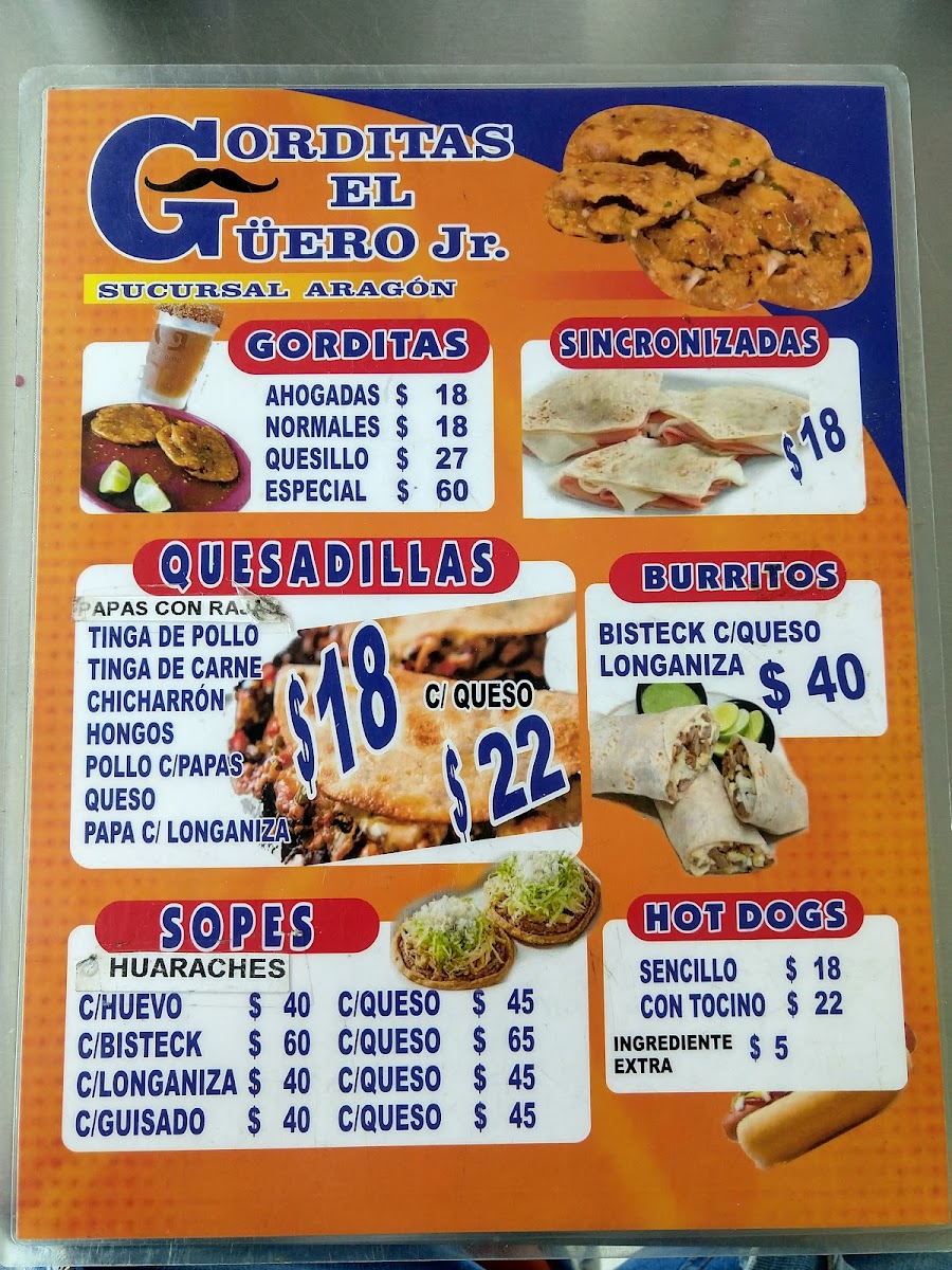 Gorditas El Güero Jr. Menu - Image 4